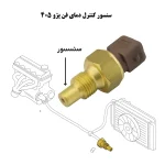 سنسور کنترل دمای فن پژو 405