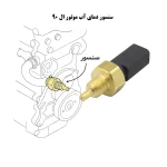 سنسور دمای آب موتور 2 فیش سبز دنا