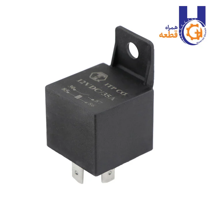 9-Aftamat-horn-base رله ۵ فیش براکتدار مشکی